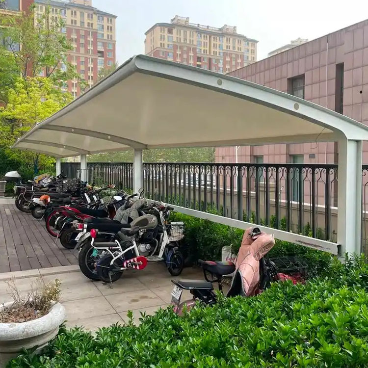 广平县膜结构电动车棚