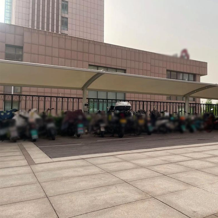 广平县膜结构电动车棚